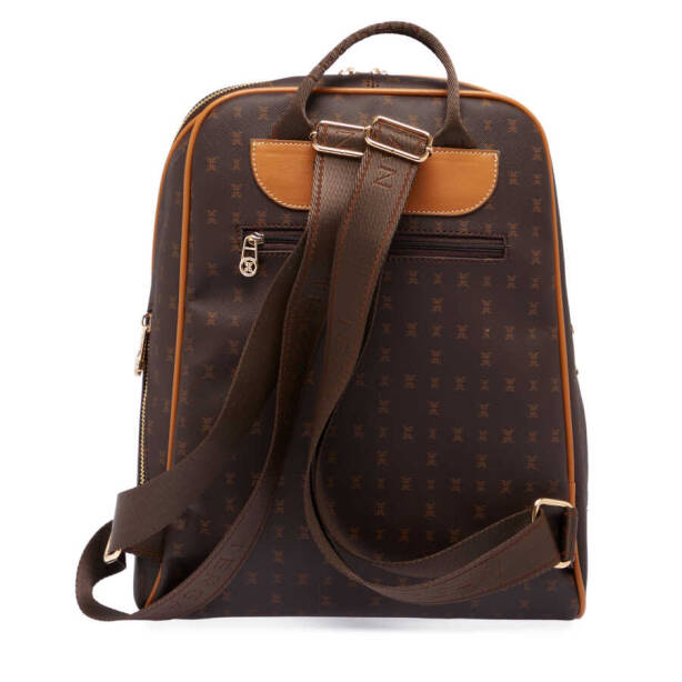 Kahverengi Print Kadın Sırt Çantası - S1SR00079606-T4J - 3