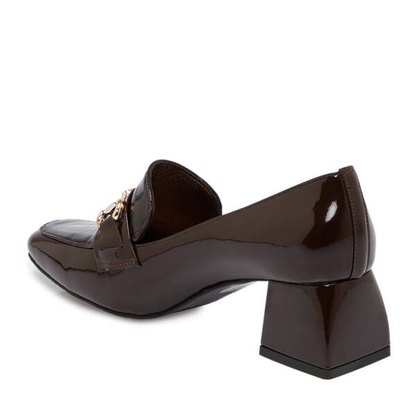 Kahverengi Rugan Deri Kadın Makosen - K25S1AY68215-C88 - 2