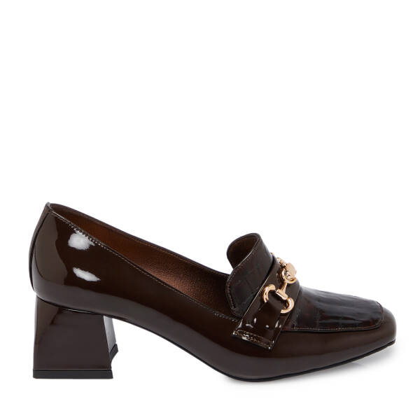 Kahverengi Rugan Deri Kadın Makosen - K25S1AY68215-C88 - 3