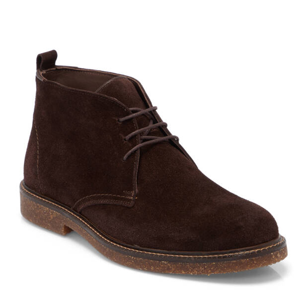 Kahverengi Süet Deri Erkek Bot - E25K1BT57436-B85 