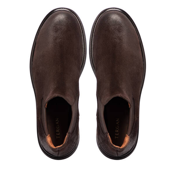 Kahverengi Süet Deri Erkek Bot - E25K1BT57458-B85 - 5