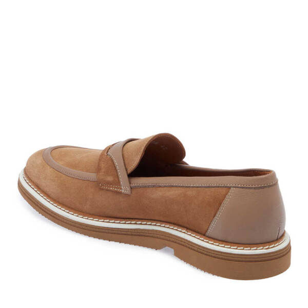 Kahverengi Süet Deri Erkek Casual Ayakkabı - E24I1AY56764-K58 - 2