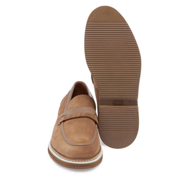 Kahverengi Süet Deri Erkek Casual Ayakkabı - E24I1AY56764-K58 - 4