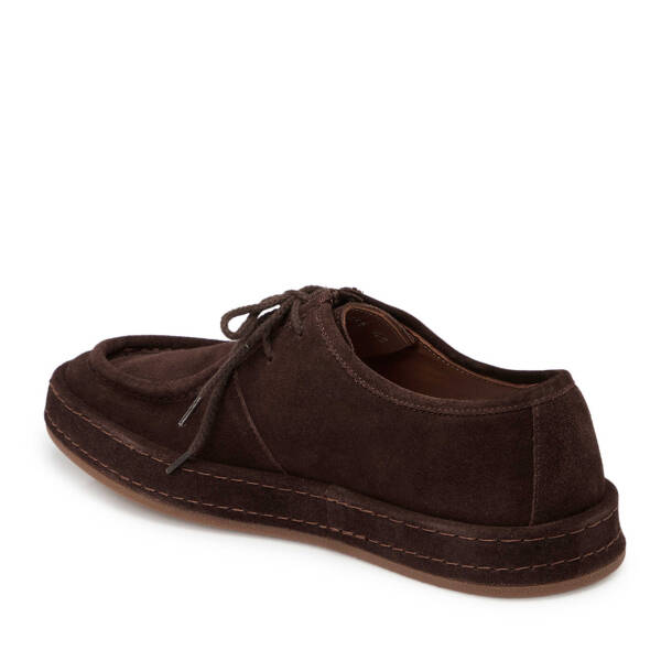 Kahverengi Süet Deri Erkek Casual Ayakkabı - E24S1AY57000-B85 - 2