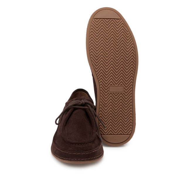 Kahverengi Süet Deri Erkek Casual Ayakkabı - E24S1AY57000-B85 - 4