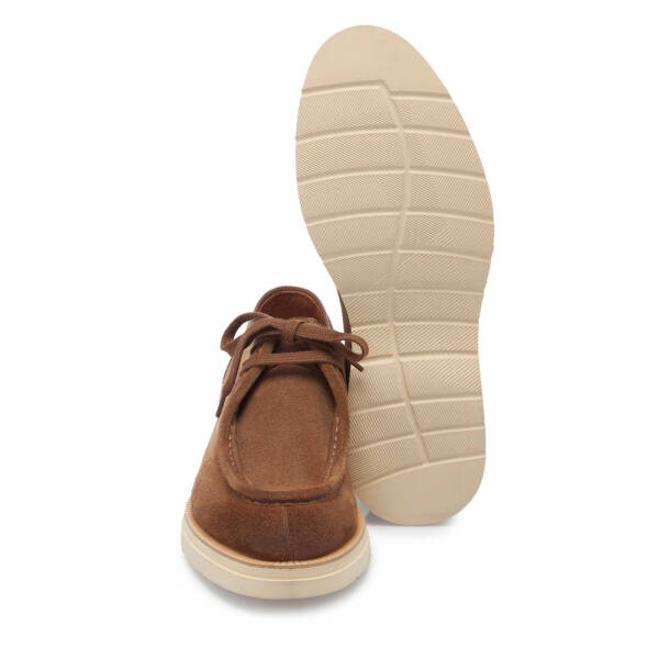 Kahverengi Süet Deri Erkek Casual Ayakkabı - E25I1AY57352-K58 - 4