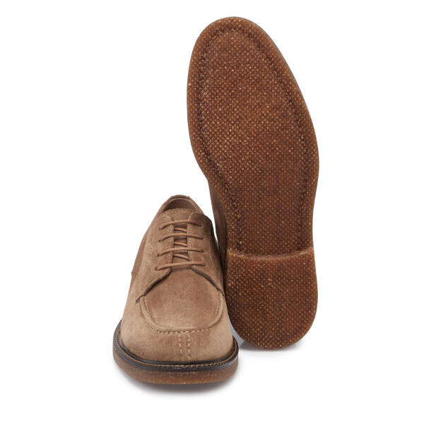 Kahverengi Süet Deri Erkek Casual Ayakkabı - E25S1AY57434-U8Q - 4