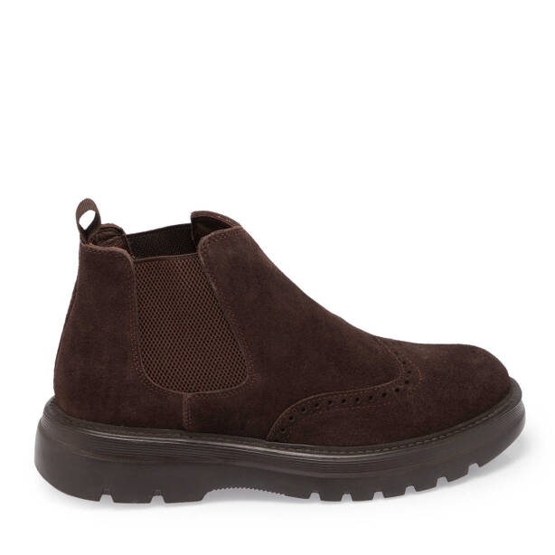 Kahverengi Süet Deri Erkek Casual Bot - E24K1BT56928-B85 - Tergan