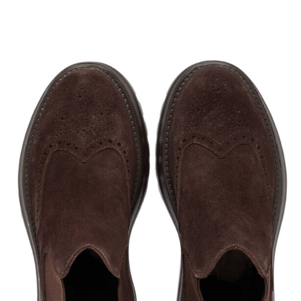 Kahverengi Süet Deri Erkek Casual Bot - E24K1BT56928-B85 - 5
