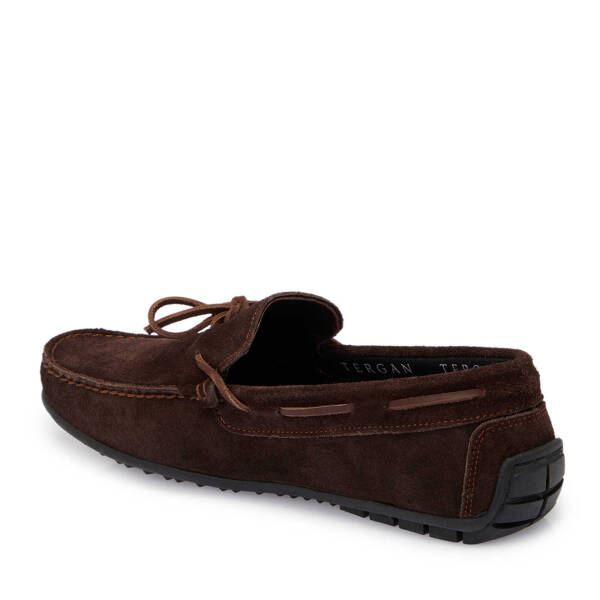 Kahverengi Süet Deri Erkek Loafer - E25I1AY57297-B85 - 2