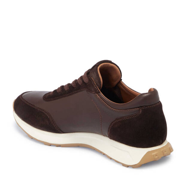 Kahverengi Hakiki Süet Deri Erkek Sneaker - E24S1AY57022-W20 - 3