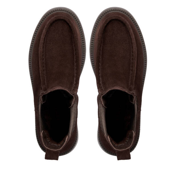 Kahverengi Süet Deri Kadın Bot - K25K1BT68248-B85 - 5