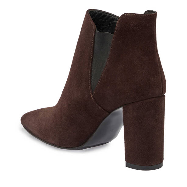 Kahverengi Süet Deri Kadın Bot - K25K1BT68285-B85 - 2