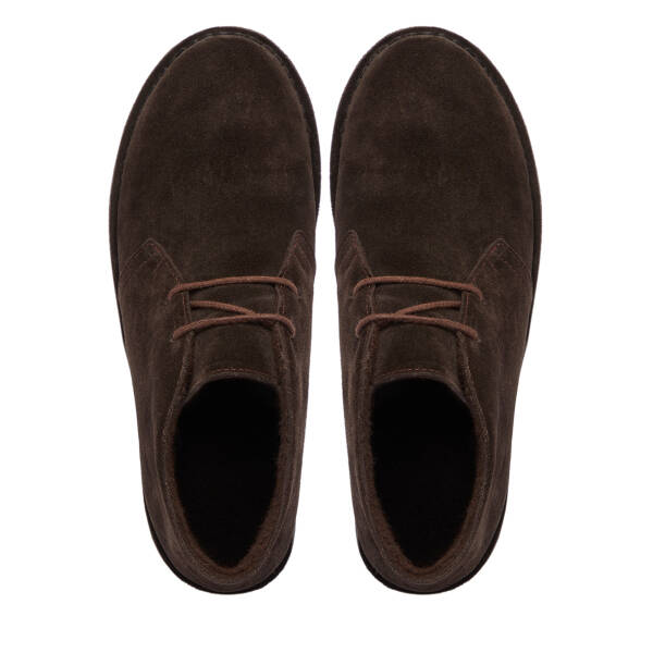 Kahverengi Süet Deri Kadın Casual Bot - K24K1BT67518-B85 - 5