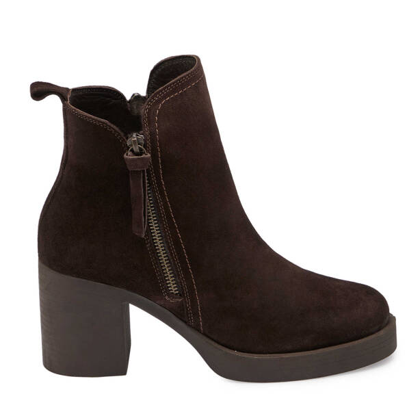 Kahverengi Süet Deri Kadın Casual Bot - K24K1BT67563-B85 - Tergan