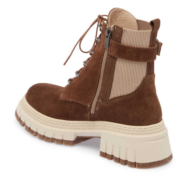 Kahverengi Süet Deri Kadın Casual Bot - K24K1BT67589-K58 - 2