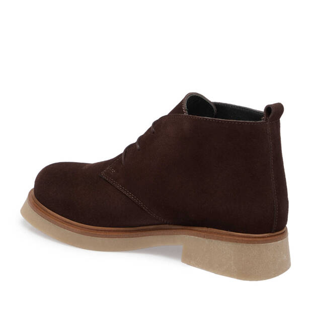 Kahverengi Süet Deri Kadın Casual Bot - K24K1BT67624-B85 - 2