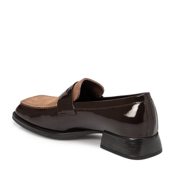 Kahverengi Süet Deri Kadın Makosen - K25S1AY68214-B85 - 2