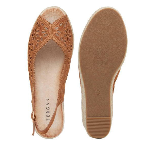 Kahverengi Tekstil Kadın Sandalet - K26Y1SN68719-S9Q - 6