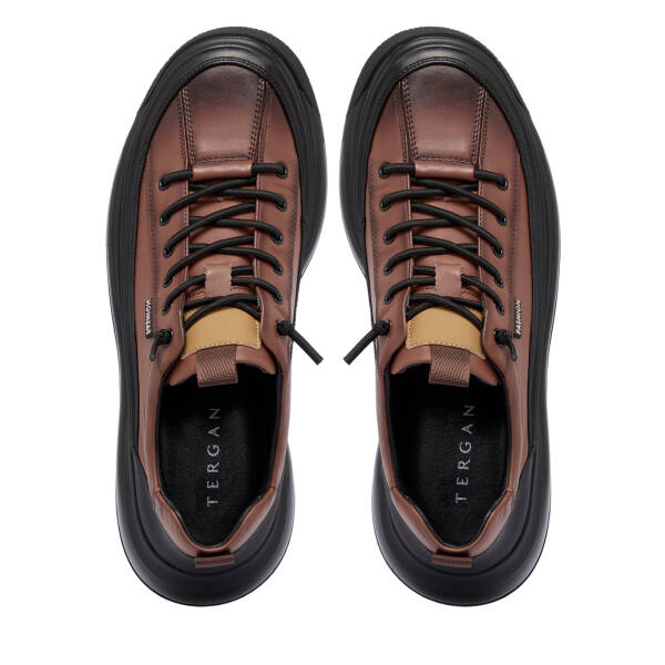 Kahverengi Vegan Erkek Sneaker - E25S1AY57397-D63 - 5