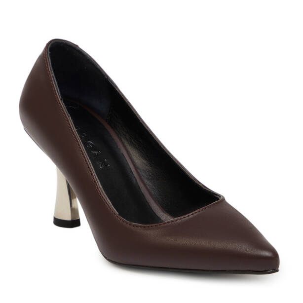 Kahverengi Vegan Kadın Stiletto - K25S1AY68545-Q3X - 2