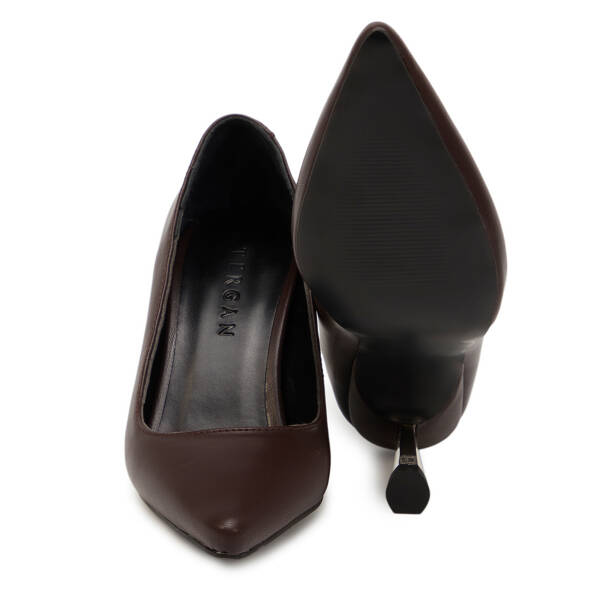 Kahverengi Vegan Kadın Stiletto - K25S1AY68545-Q3X - 4