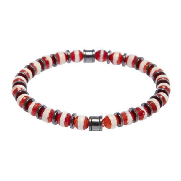 Kırmızı Akik Erkek Bileklik - E1BLK0410352-D64 - 1