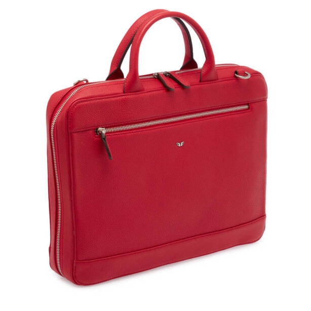 Kırmızı Deri Erkek Evrak Çantası - S1EV00032171-B68 - 2