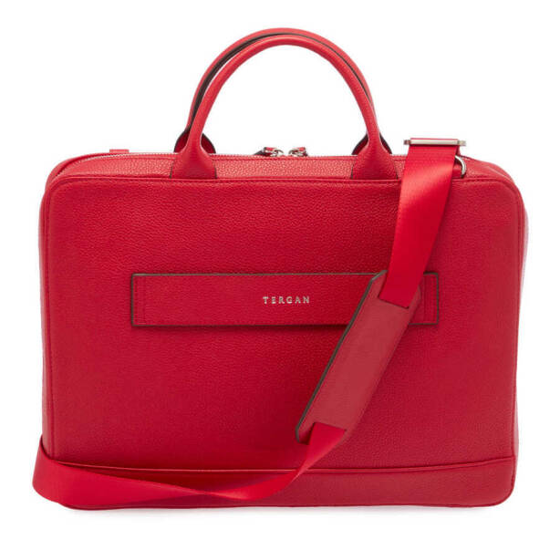 Kırmızı Deri Erkek Evrak Çantası - S1EV00032171-B68 - 3