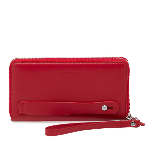 Kırmızı Deri Erkek Portföy Çantası - S1PC00001667-A86 - Tergan