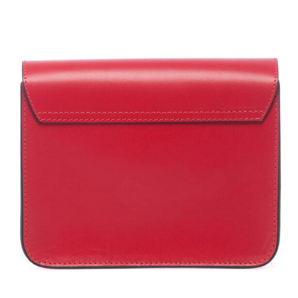 Kırmızı Deri Kadın Çapraz Askılı Çanta - S24K1BC78972-H4B - 4