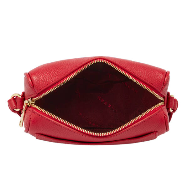 Kırmızı Deri Kadın Çapraz Askılı Çanta - S25K1BC80467-B68 - 3