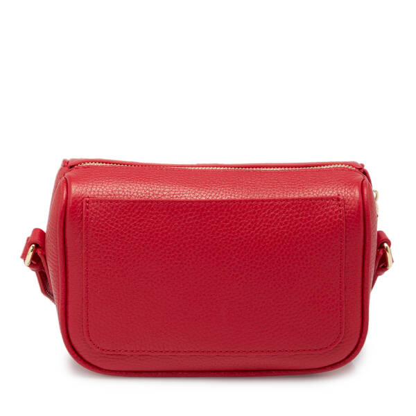 Kırmızı Deri Kadın Çapraz Askılı Çanta - S25K1BC80467-B68 - 4