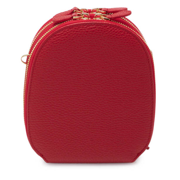 Kırmızı Deri Kadın Çapraz Askılı Çanta - S25Y1BC80430-B68 - 3