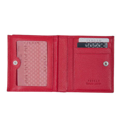 Kırmızı Deri Kadın Cüzdan - S1CB00005627-B68 - 2