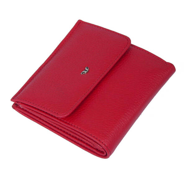 Kırmızı Hakiki Deri Kadın Cüzdan - S1CB00005627-B68 - 1