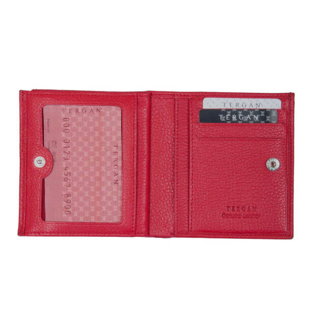Kırmızı Hakiki Deri Kadın Cüzdan - S1CB00005627-B68 - 2