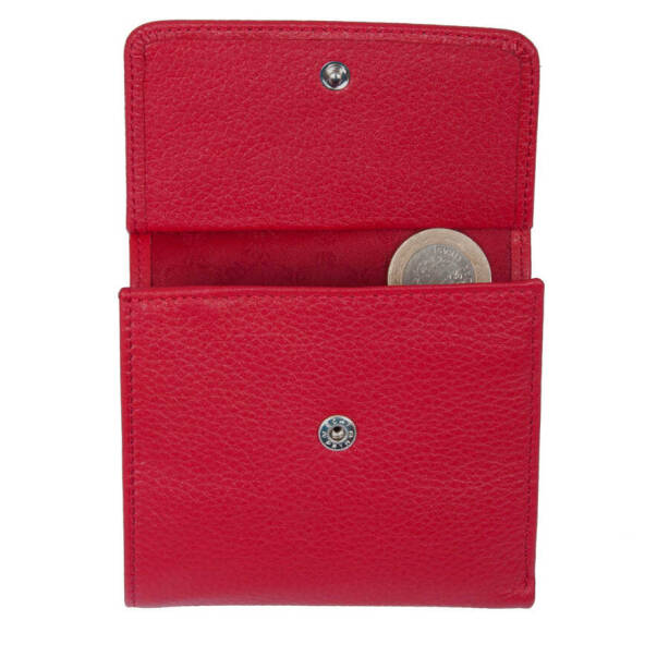Kırmızı Hakiki Deri Kadın Cüzdan - S1CB00005627-B68 - 3