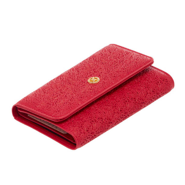 Kırmızı Deri Kadın Cüzdan - S1CB00005788-A86 
