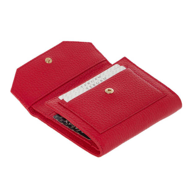 Kırmızı Hakiki Deri Kadın Cüzdan - S1CB00005809-B68 - 2