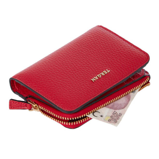 Kırmızı Deri Kadın Cüzdan - S1CB00005812-B68 - 3