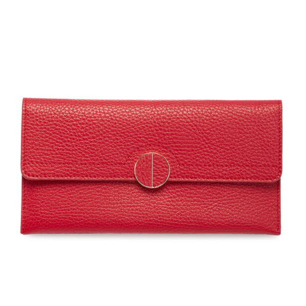 Kırmızı Deri Kadın Cüzdan - S1CB00005820-B68 - 2