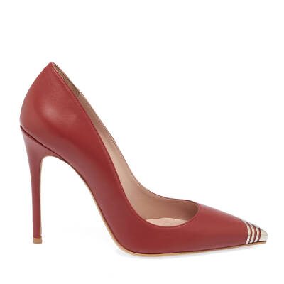 Kırmızı Deri Kadın Stiletto - K24I1AY67390-R34 - 3