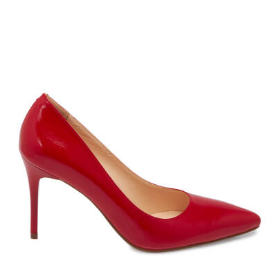 Kırmızı Deri Kadın Stiletto - K24S1AY67599-D02 - 3