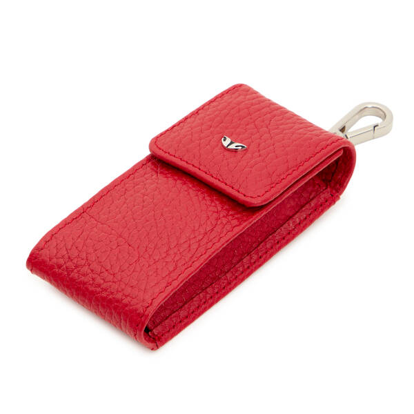 Kırmızı Deri Unisex Anahtarlık - S1AN00000095-B68 - 1