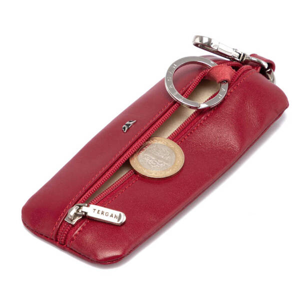 Kırmızı Deri Unisex Anahtarlık - S1AN00000192-C71 - 2