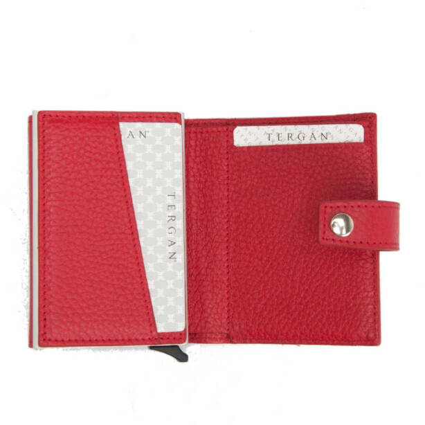 Kırmızı Hakiki Deri Unisex Kredi Kartlık - S1KK00000263-B68 - 2