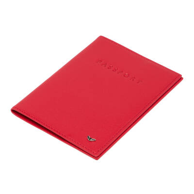  Kırmızı Deri Unisex Pasaportluk - S1PS00001200-H4B 