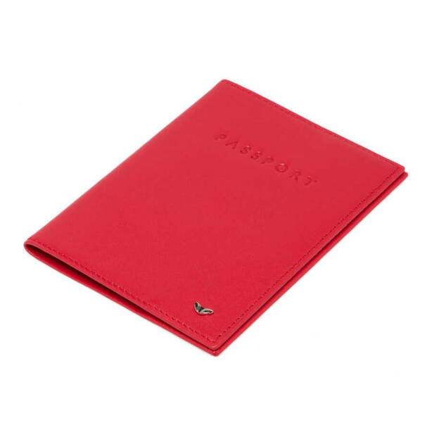 Kırmızı Hakiki Deri Unisex Pasaportluk - S1PS00001200-H4B 