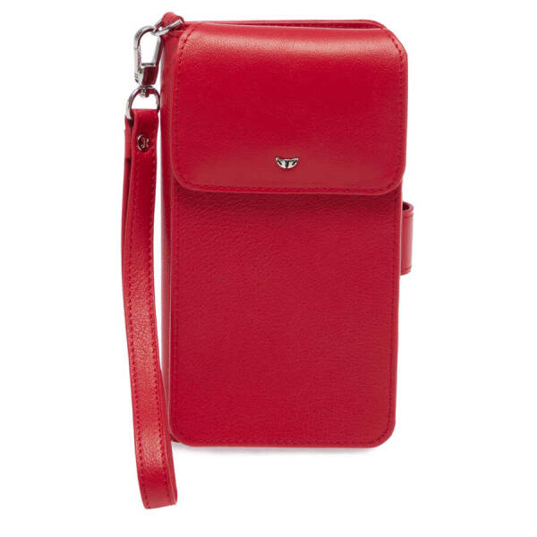 Kırmızı Deri Unisex Portföy Çantası - S1PC00001655-A86 - 1